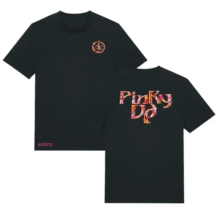 PINKY UP T-Shirt Katseye T-shirts imprimés de dessins animés en coton, cadeau pour femme et homme, h