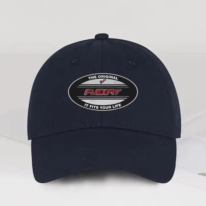 Casquette de baseball ovale à imprimé FLEXFIT original