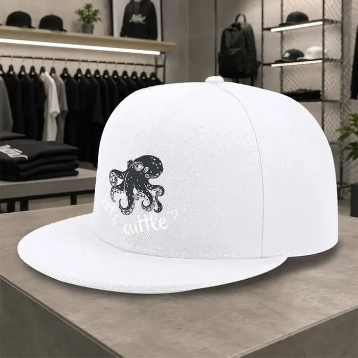Casquette Let's Cuttle Octopus pour hommes et femmes