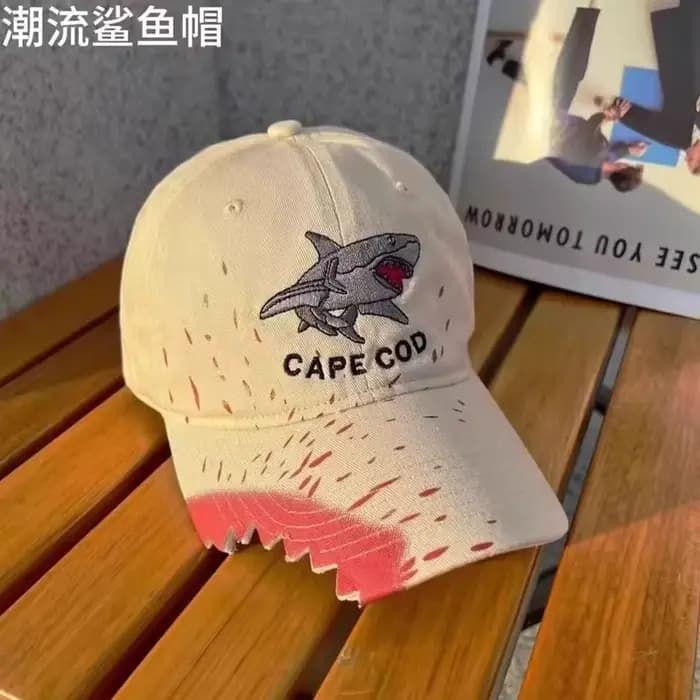 Casquette de Baseball morsure de requin pour hommes et femmes