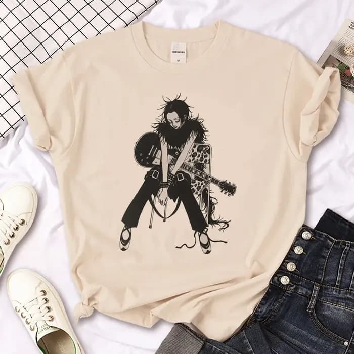 T-shirt Nana pour femmes, vêtement humoristique de styliste japonais