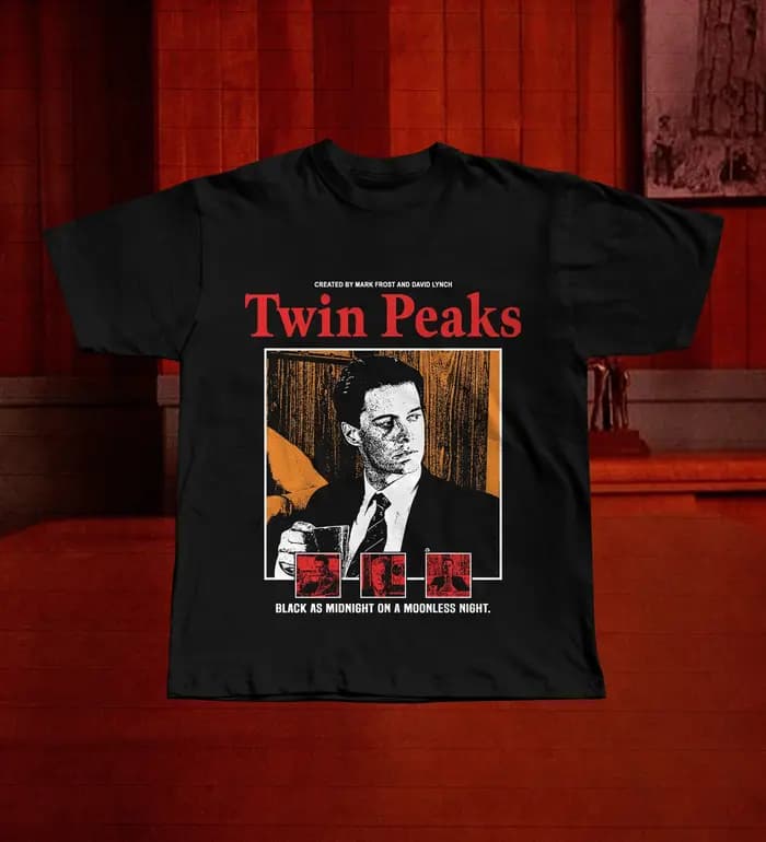T-Shirt Twin Peaks Laura Palmer pour hommes et femmes, rétro, série télévisée culte, graphique, en c
