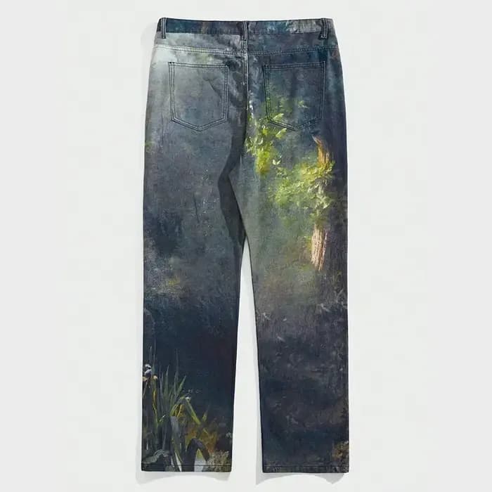 Motif numérique 3D à la mode pour hommes de rue européenne et américaine imprimé