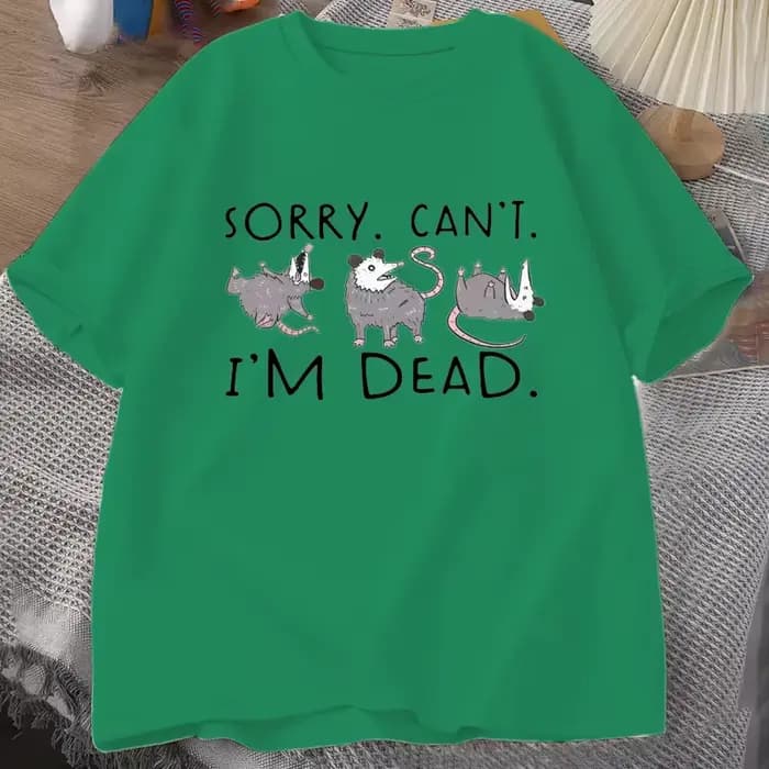 Nouveau Possum T-Shirt pour Opossum amant drôle graphique