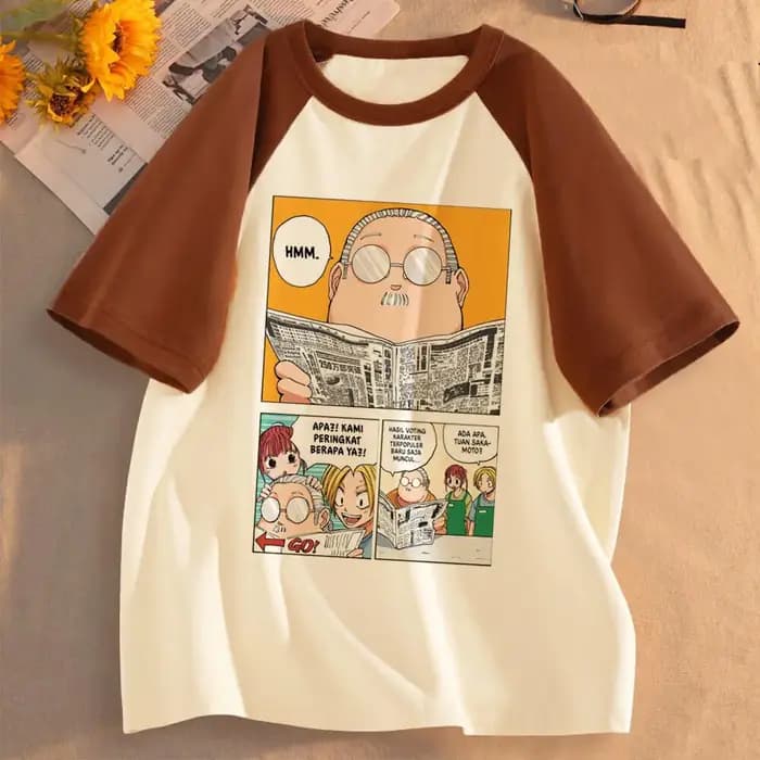 Sakamoto Days t-shirt fille université Pastel 80s gothique Punk