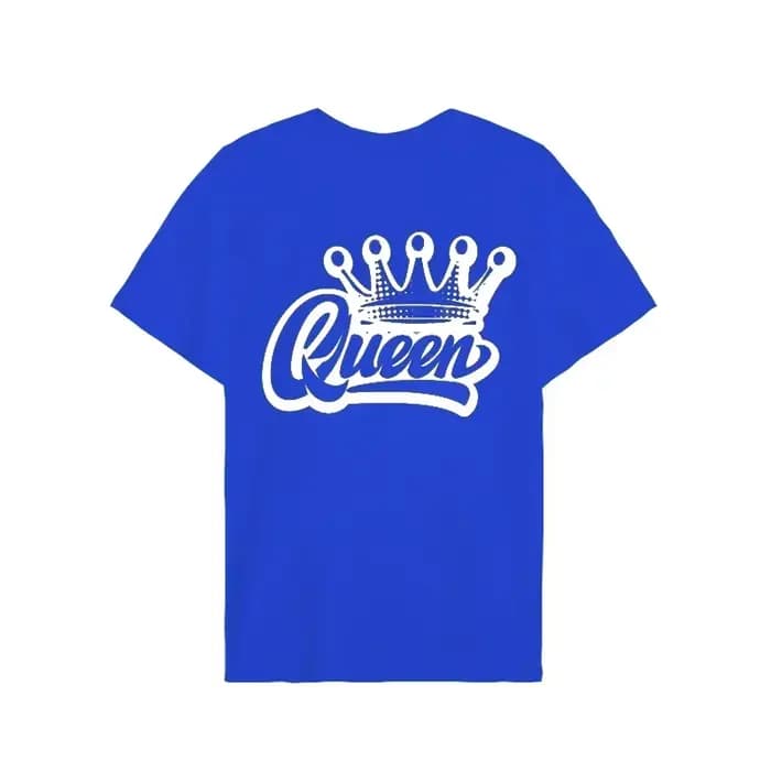 Roi reine couronne imprimer amoureux Couples T-shirt Harajuku femmes
