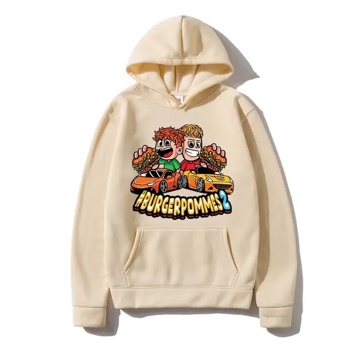 Sweats à capuche décontractés de dessin animé pour hommes et femmes