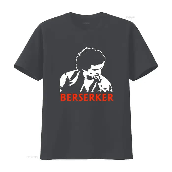 T-shirt rétro Clerks Berserker Cult Movie, vintage, délavé, polyvalent, streetwear, doux, légèrement extensible, confortable, élégant
