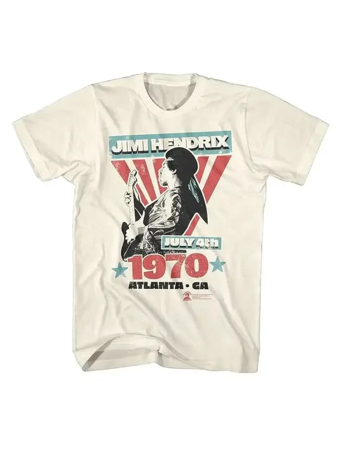 T-shirt Jimi Hendrix, musicien rock