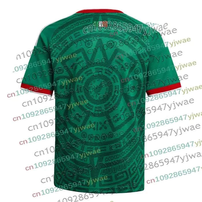 Nouveau Maillot de Foot 2026 de l'Équipe Nationale du Mexique Y2K Oversize à Séchage Rapide, T-shirt