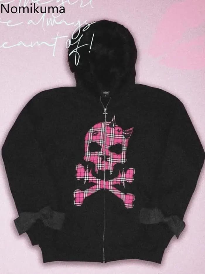 Streetwear sweat à capuche pour femme Y2k hauts 2025 Ropa Mujer mode rayé sweats
