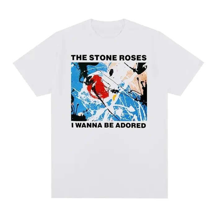T-shirt The Stone Roses Wanna Be Adored pour hommes, nouveau T-shirt pour femmes, hauts unisexes