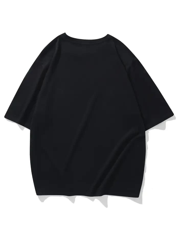 Samouraï Hip-hop tendance imprimé 100% coton hommes femmes T-shirt été automne quotidien Sports de plein air décontracté ample rue à manches courtes
