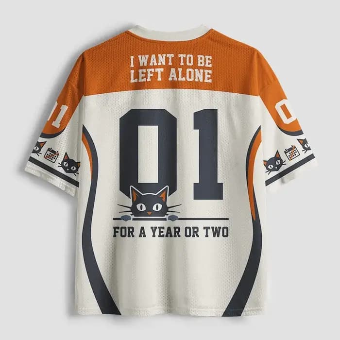 T-shirt unisexe imprimé « I Want To Be Left Alone » 2026