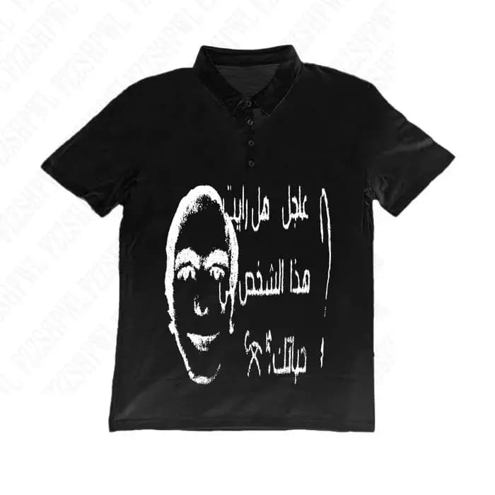Millennium y2k Shibuya Harajuku sous-culture gothique foncé Style Punk T-shirt à manches longues en pur coton avec haut imprimé personnalisé