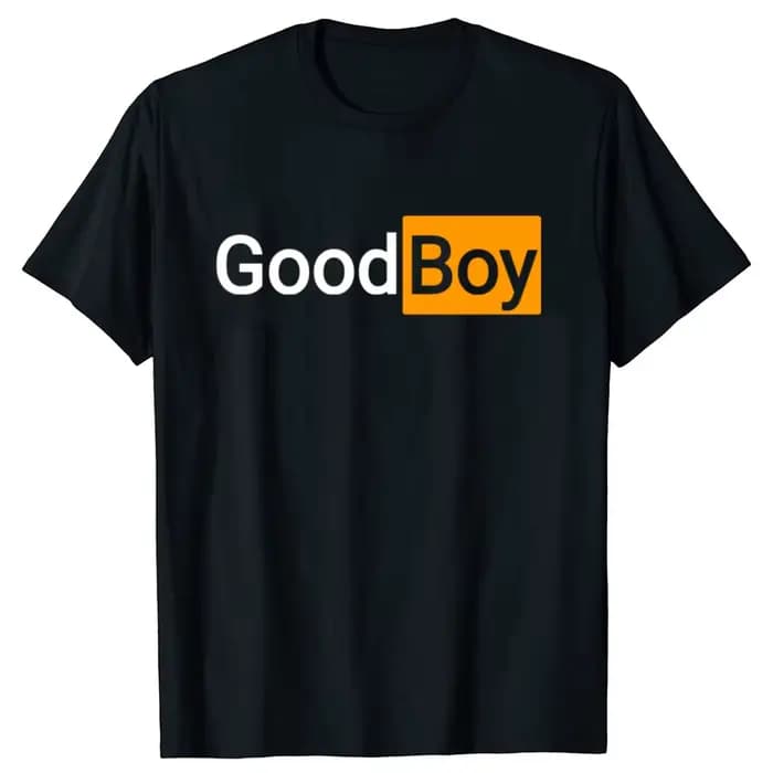 Drôle bon garçon imprimé graphique T-shirts hommes femmes mode t-shirt décontracté 100% coton ample surdimensionné