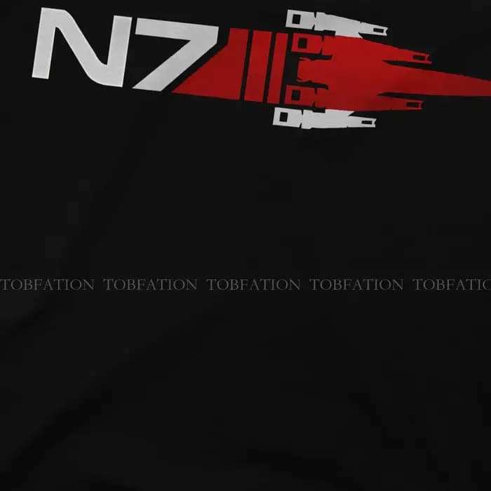 N7 Normandie essentiel effet de masse jeu hommes t-shirt coton graphique col rond