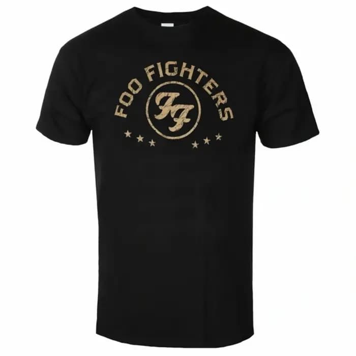 Foo Fighters - T-shirt en coton respirant avec imprimé inspiré des étoiles arquées