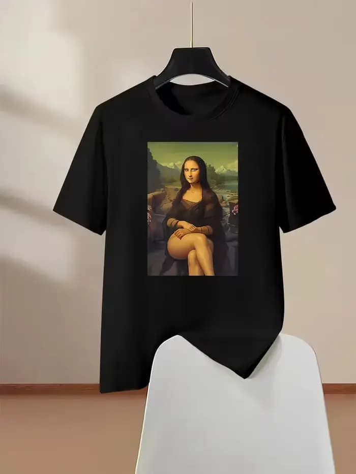 T-shirt à manches courtes en coton doux pour hommes et femmes