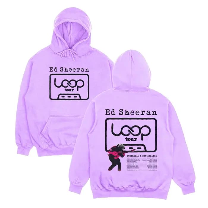 Ed Sheeran LOOP Tour sweats à capuche Hip Hop graphique vêtements Streetwear nouvelle mode unisexe femmes hommes pulls