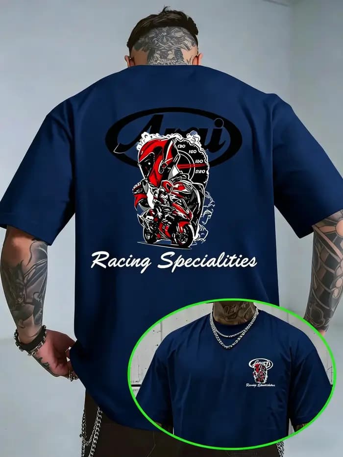 T-shirt graphique en coton pour hommes et femmes