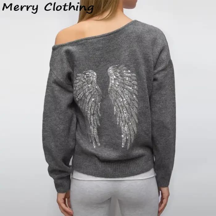 Paillettes ailes d'ange sweats à capuche femmes Chic lâche à manches longues pulls haut mince Yoga pantalon ensemble