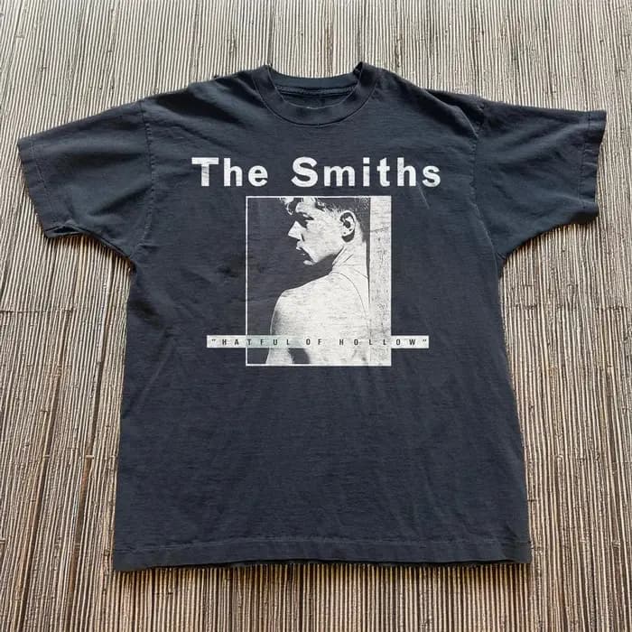 T-shirt d'été pour hommes en pur coton vintage The Smiths, décontracté, élégant, ample et respirant,
