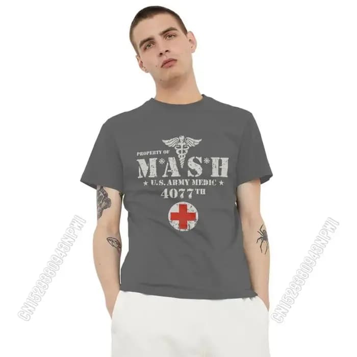 Vintage Mash émission de télévision hommes T-Shirt 100% coton