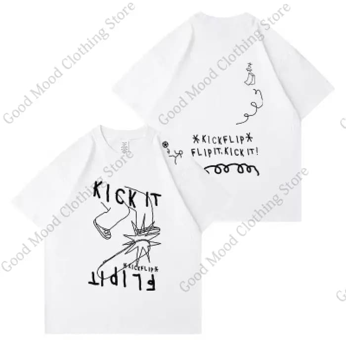 KickFlip T-shirt Kpop mode Flip It Kick It Concert même impression T-shirt femmes hommes haute quali