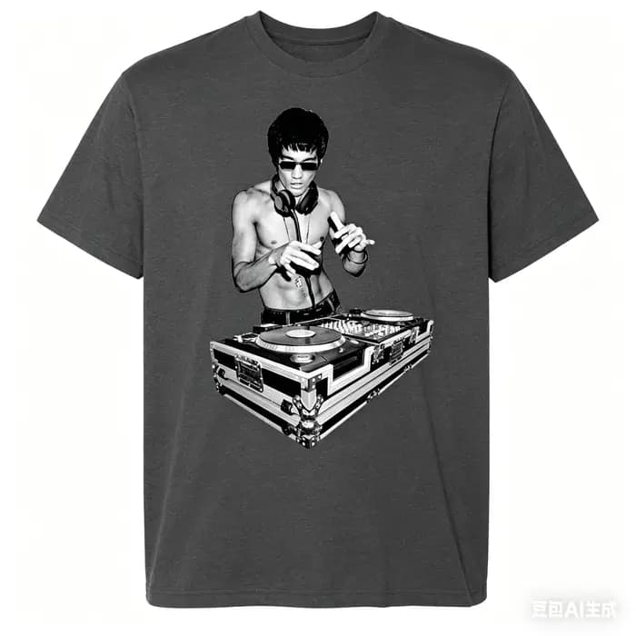 T-shirt DJ Lee inspiré de Bruce