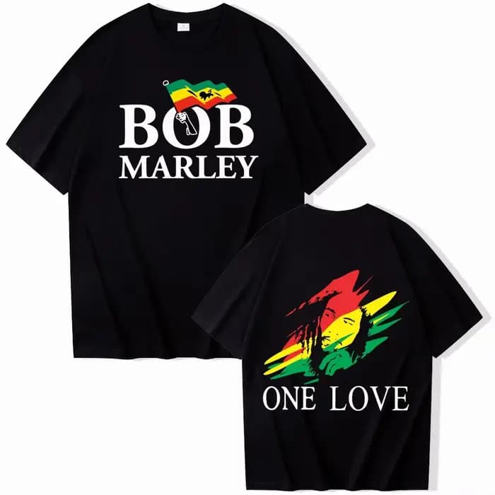 Bob Marley T-Shirts unisexe Harajuku