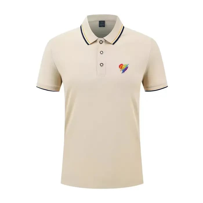 Polo imprimé pour homme, manches courtes, col classique, décontracté, business, golf, streetwear, t-