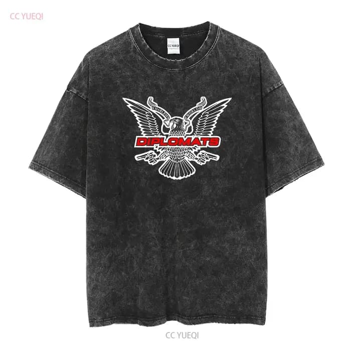 Diplomats DipseT t-shirt différents Styles et couleurs disponibles manches longues ou courtes vintage lavé mode homme polyvalent