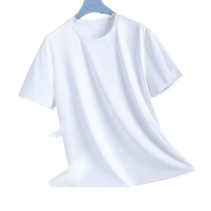 T-shirt à manches courtes en maille verte pour hommes