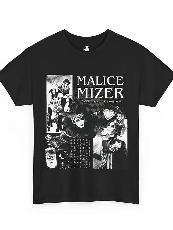 T-shirt Malicious Mizer クト Era avec paroles Moonlight Nocturne