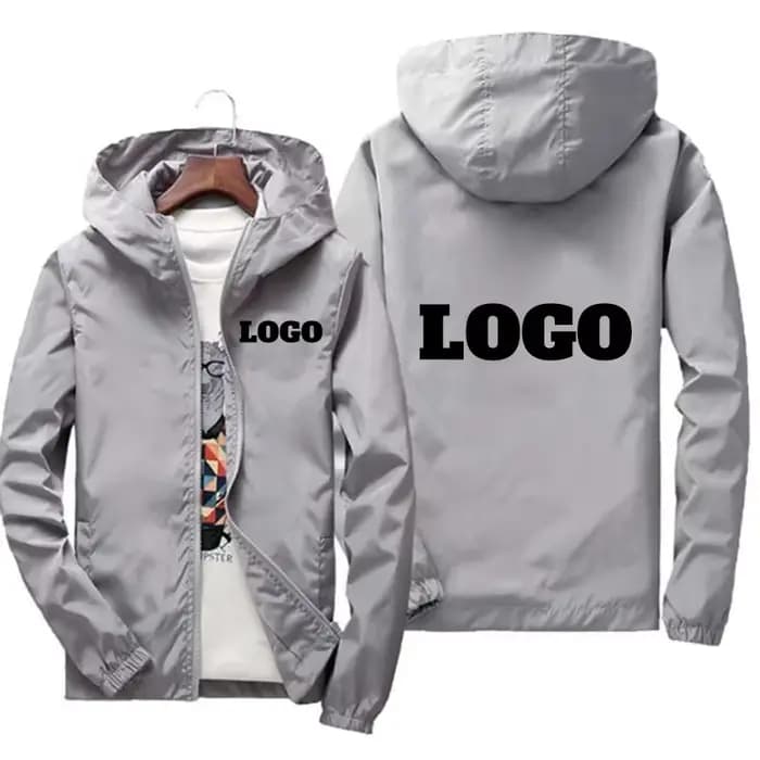 Veste d'automne avec Logo de marque personnalisé pour homme