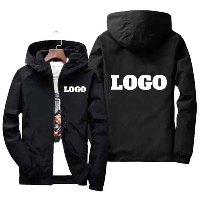 Veste d'automne avec Logo de marque personnalisé pour homme