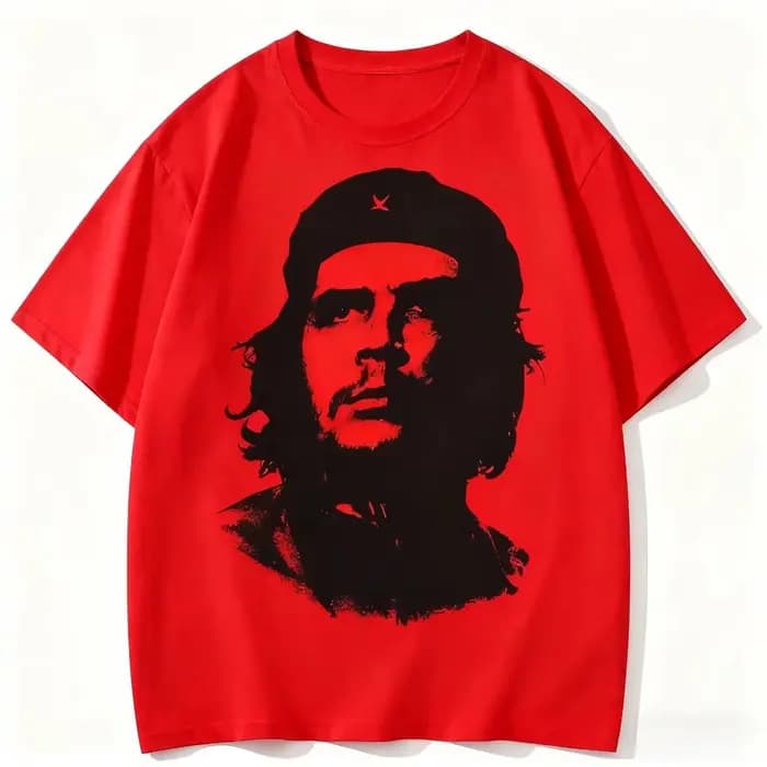 T-shirt décontracté rétro américain Che Guevara S pour hommes et femmes