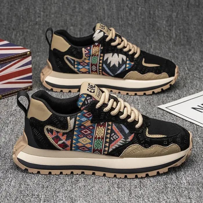 Hommes à la mode Sneaker confortable à semelles épaisses chaussures décontractées pour hommes chauss