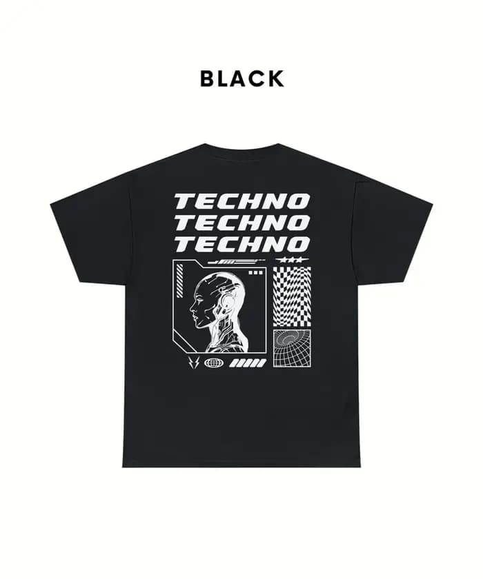Chemise Techno musique T-shirt vêtements