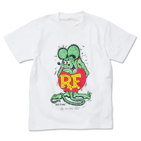 T-shirt en coton à motif graphique 2026 Motorcycle Rat Monster Vintage Modified Car Culture pour Hom