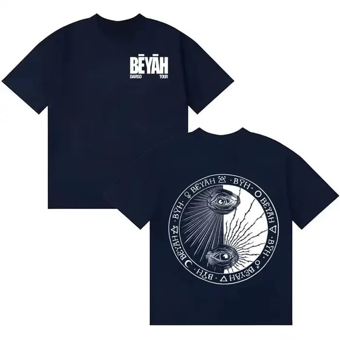 T-shirt décontracté unisexe à manches courtes imprimé double face Singer Damso Harajuku Graphics 2026