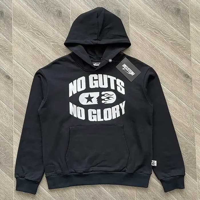 Sweat à capuche HS No Guts No Glory surdimensionné style hithop