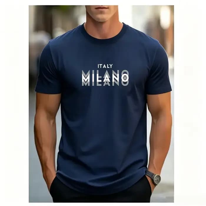 T-shirt décontracté pour homme d'été