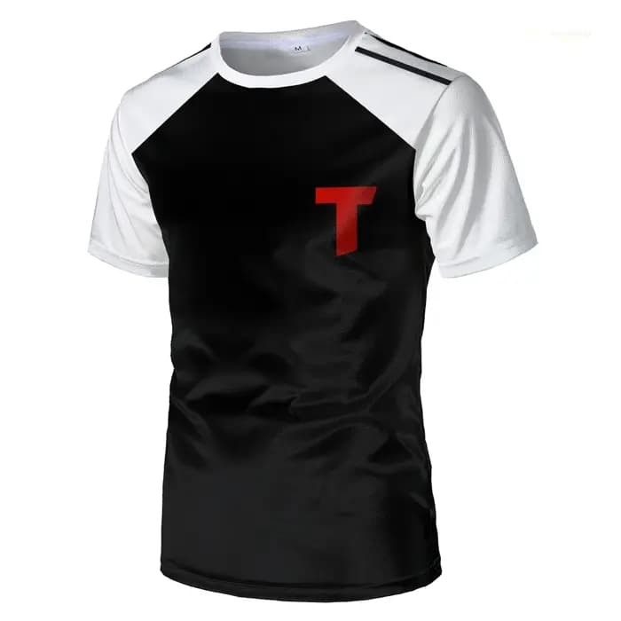 Capitaine Tsubasa Anime Tshirt Hyuga Animation Cosplay à manches courtes 3D Imprimé Football Jersey
