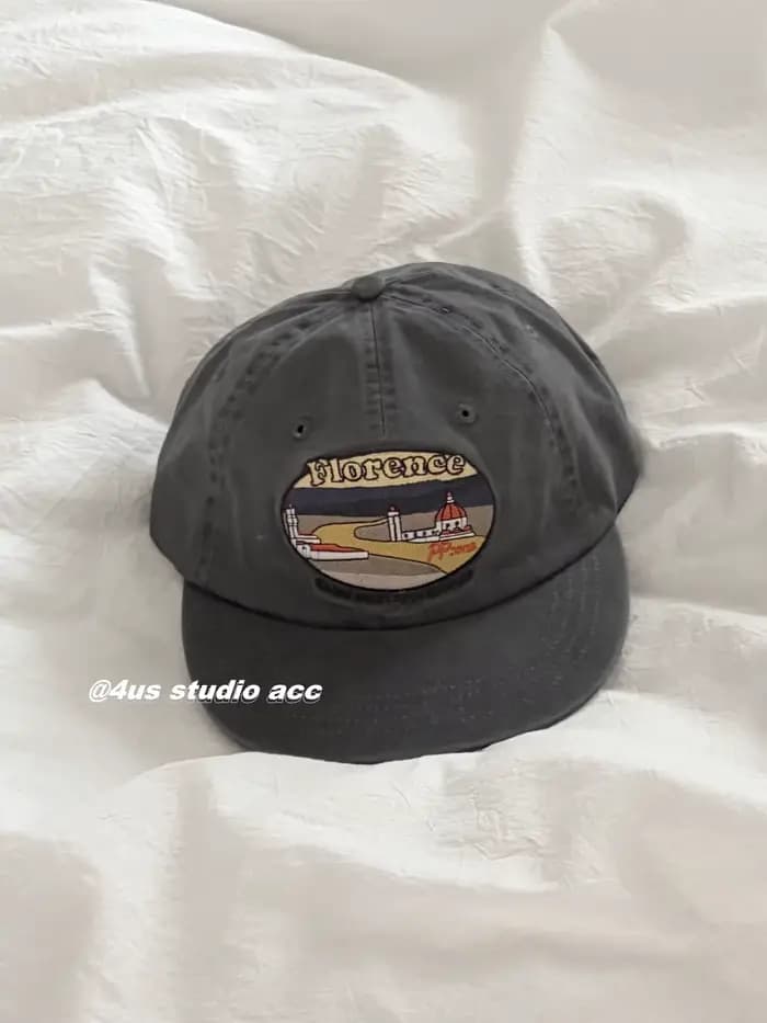 Casquette de baseball vintage pour hommes et femmes - lettrage brodé, visière plate, protection solaire, casquette bec de canard amincissante
