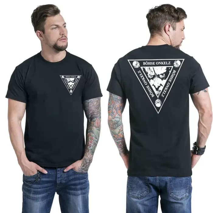T-shirt en coton graphique Böhse Onkelz unisexe