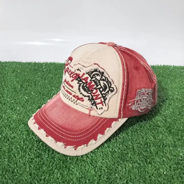 Casquette de baseball vintage brodée effet vieilli pour hommes et femmes