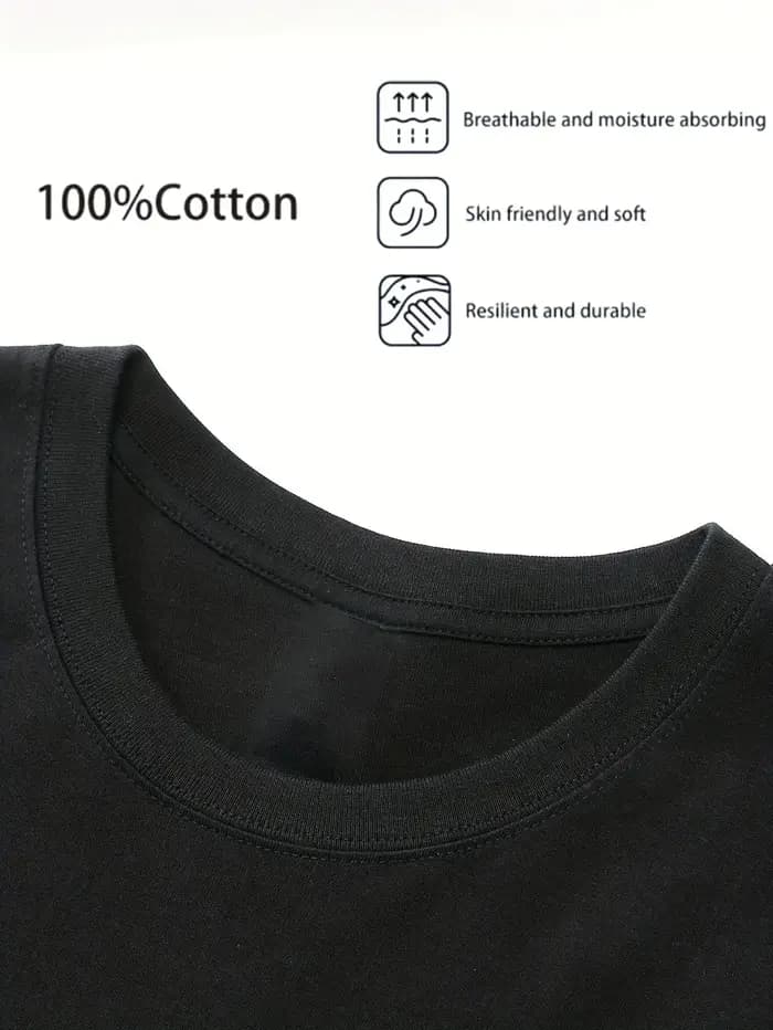 T-shirt pour homme avec visage souriant de garçon de dessin animé
