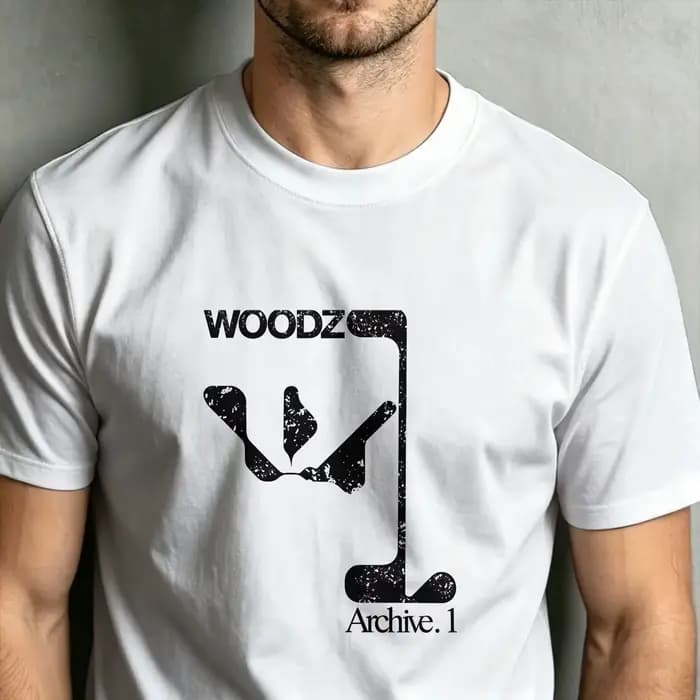 T-shirts Novelty WOODZ World Tour 2026 pour hommes